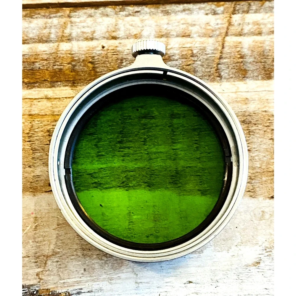 Vintage Leica Leitz Wetzlar GGr Green Filter Germany w/ Original Case